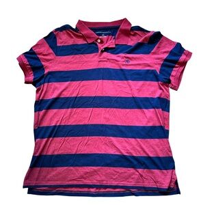 Aeropostale A87 Striped Polo Shirt